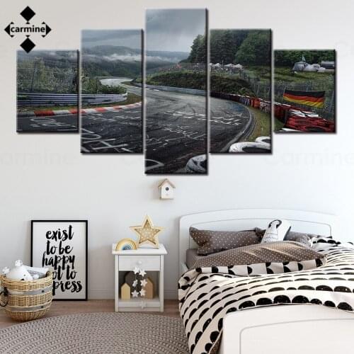 Posters and Prints Road Racing Track Wall Paintings On Canvas Mountain Landscape Printing Picture Decor Home Livingroom No Frame