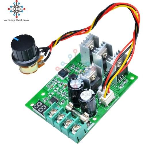 DC 6-60V 30A Motor Speed Controller PWM Regulator Dimmer Current Module Control Dimming LED Motor Speed Control Governer