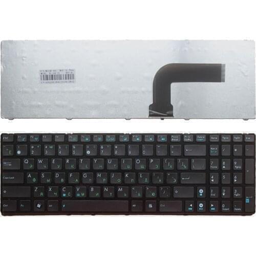 Russian Laptop Keyboard for ASUS 04GNV32KUI01-3 9J.N2J82.C1D MP-09Q33US-5282 04GNV32KUS00 MP-07G73US-528 04GNQX1KUS00-2 X73SD