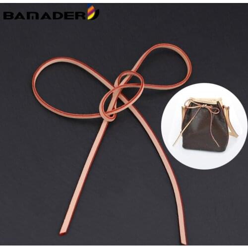 Genuine Leather Bag Strap Detachable Drawstring Strap Bucket Bag High Quality Bunch Strap High Puality Bag Accessory Narrow New