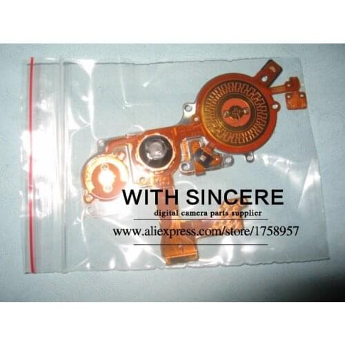 Camera repair parts for Canon 7D back cover Rear Shell Menu Button Cable flex with joystick unit second hand