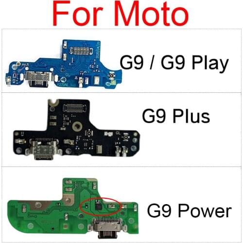 Charger USB Jack Port Board For Motorola Moto G9 / G9 Play / G9 Plus G9+ Charging Dock Connector Flex Cable Board Repair Parts