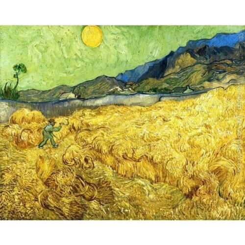 Famous Vincent Van Gogh paintings on canvas The Reaper Landscapes art Hand painted Large canvas wall decor High quality