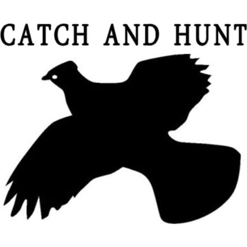14.7cm*12cm Catch And Hunt Grouse Animal Car Sticker Vinyl Decal