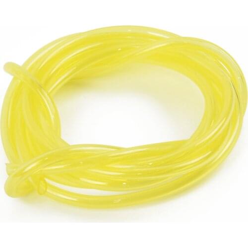 4pcs Yellow Petrol Fuel Gas Line Pipe Hose Tube For Trimmer Chainsaw Blower Tools Pressure Washers Trimmers