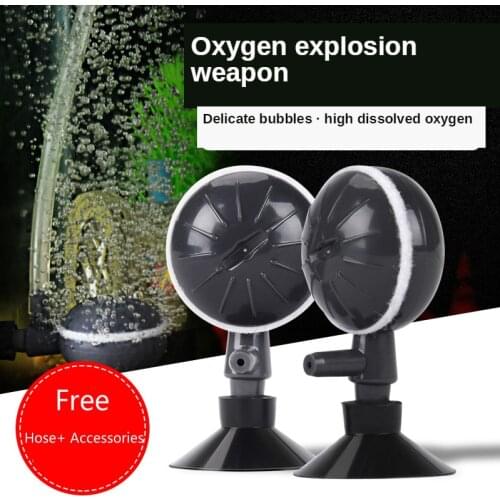 Aquarium Accessories Fish Tank Nano Bubble Plate, Oxygen Bubble Generator Refinement Nano Bubble Stone Atomizer Bubble Stone