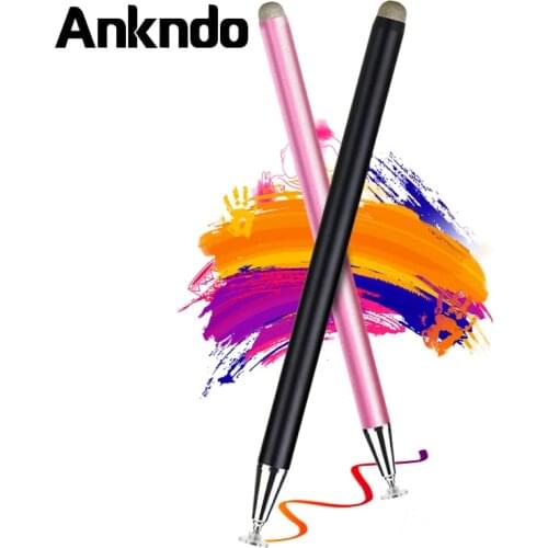 Ankndo 2In1 Capacitive Pen Touch Screen Drawing Pen Stylus Pen for Samsung Tablet Pc Smart Phone Accessories Laptop Touched Pen