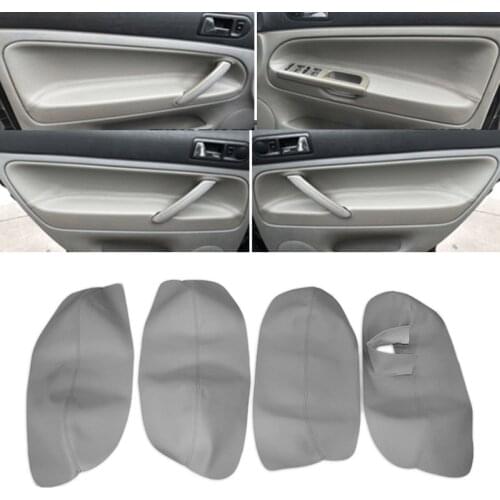 Right Hand Drive Soft Leather Door Panel Cover For VW Passat B5 1998 1999 2000 2001 - 2005 Car Door Armrest Panel Cover Trim