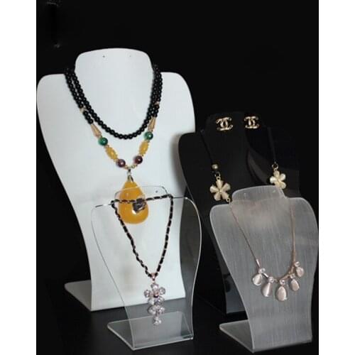 Necklace & earrings holder Jewelry display stand organizer support for earings and necklaces wear mannequin jewelery exhibitor