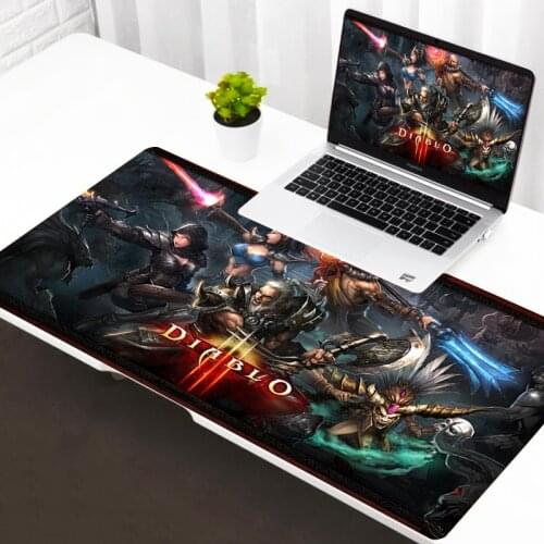 Mouse Pad 90x40 Diablo Malthael 3mm Thickness CS GO Mousepad Gaming Office Table Pad 400x900mm Wholesale Price