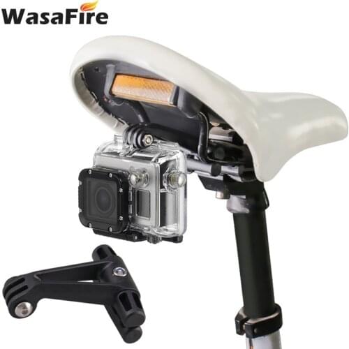 Bike Saddle Action Cam Clip Rack Bracket MTB Road Bicycle Sport Camera Stabilizer Holder Seat Mount Cycling Parts for GOPRO