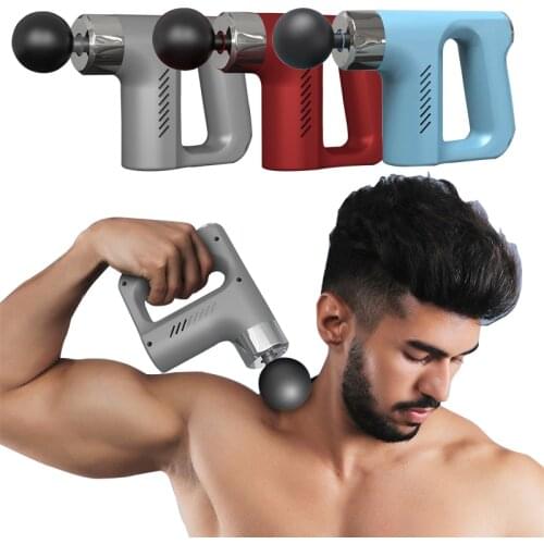 Massage Gun Muscle Massage Pain Relief Body Fascial Vibration Relaxation Sport Massager Portable USB Charging Fitness Equipment