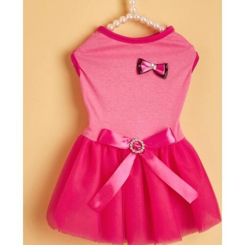 Cute Pet Dog Clothes Dress Sweety Princess Dog Dress Teddy Puppy Wedding Dresses For Small Medium Dogs Pet Accessories