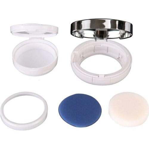 DIY Makeup BB CC Cream Air Cushion Empty Case with Sponge Powder Puff Liquid Foundation Tools Jar Packaging Containers 10pcs/lot