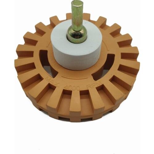 100mm Power Drill Adapter Rubber Eraser Wheel Decal Removal Anti Scratch Practical Pinstripe Quick Eraser Wheel Rubber Car Wash