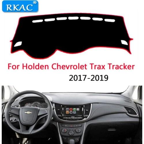 RKAC For Holden Chevrolet Trax Tracker 2017- 2019 Dashmats Car-styling Accessories Dashboard Cover Dash Mat avoid light PAD