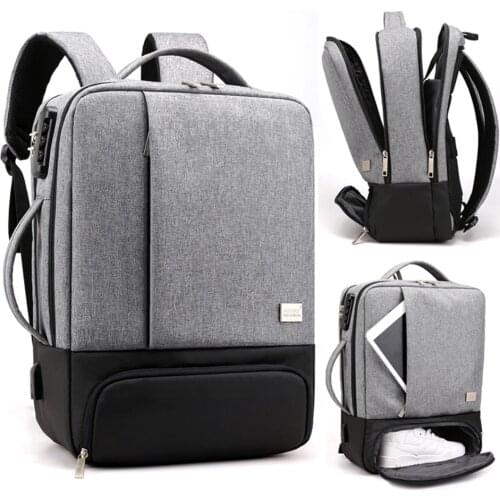 Mens Backpack Laptop Backpacks 17 Inch 15.6'' Anti Theft Male Notebook Trip Back Pack Office Women Travel Bagpack