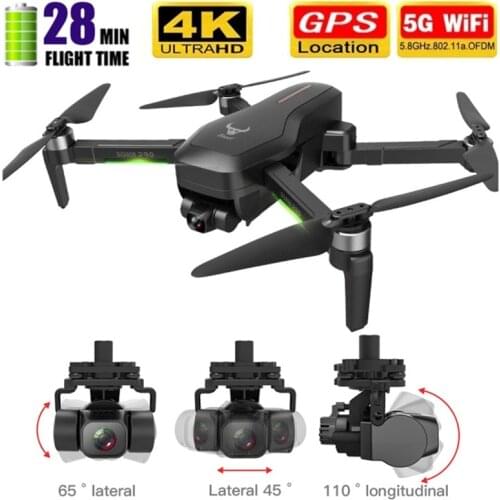 SG906PRO2 Three-axis Gimbal Drones 4K HD Dual Wide Angle Camera RC Drone Brushless Dron GPS Positioning Professional Quadcopter