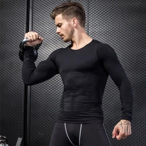 VIP Link For Mens Body Shapers Fitness Long Sleeve Elastic Beauty Abdomen Corset Shirts Slimming Underwear
