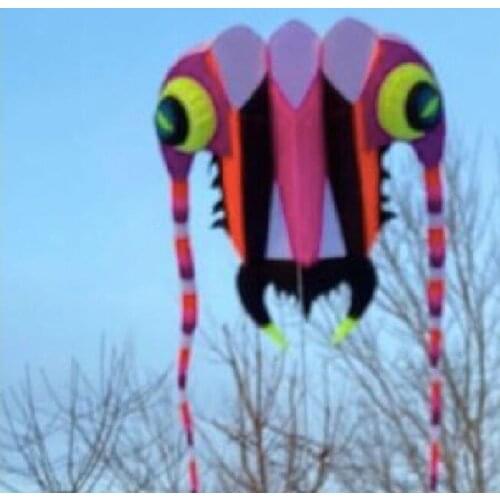 Breeze Trilobite soft kite Single line kite rainbow large kite trilobite Flying kite ripstop nylon fabric outdoor game child