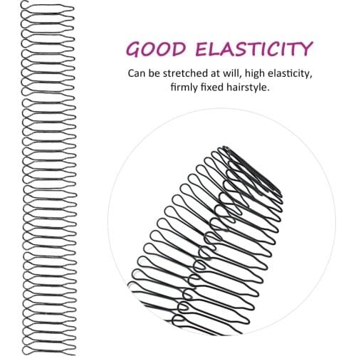 Women Hair Clip High Cut Hairpin Fixer Headwear Wavy Design Metal Daily Invisible Insert Comb Curve Styling Tool Fashion U Shape