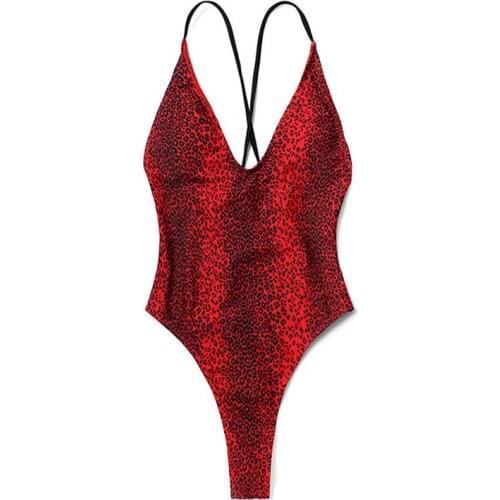 2019 New Arrival Sexy Bodysuit Women Fashion Print Summer Women Bodysuit Backless Sexy Bandage Women Bodysuit Drop Shipping