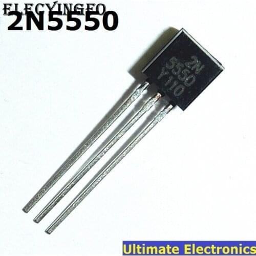 100pcs 2N5550 TO-92 NPN General Purpose Transistor