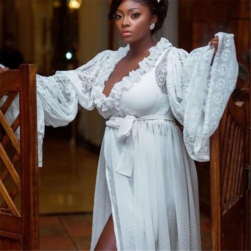 2021 Elegant Evening Dress Maternity Photoshoot Babyshower Gowns Custom Made Sexy V Neck Long Sleeves Maternity Prom Party Dress