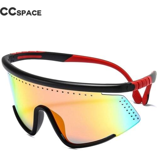 46674 Oversized Sport Sunglasses Ski Goggles Cycling Fashion Men Women Shades UV400 Vintage Glasses