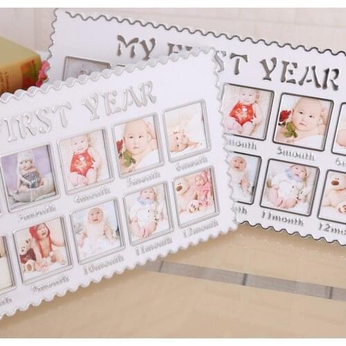 Kids First Year Picture Photo Frames Collage For Photo Memories Birthday Gift Todays Home Office Desktop Decoration