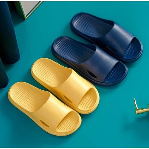 Home Couple Slippers Comfortable Fashionable Sandals Woman Indoor Soft Slippers Non-Slip Thick-Soled Eva Integrated Shoes