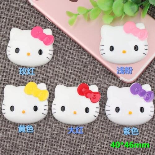 Set of 15pcs - of Large grade A Kitty Resin Cabochon 45mm wholesale free shipping