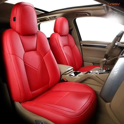 KAHOOL Custom Leather car seat cover set For Dodge Caliber Avenger Journey challenger Automobiles Seat Covers cars seat style
