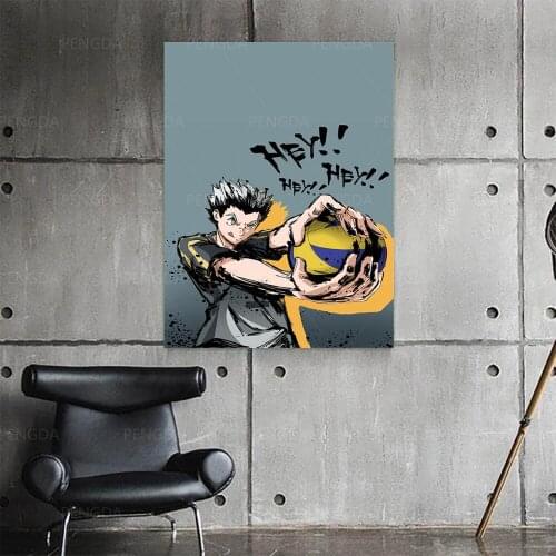 Canvas HD Printed Paintings Funny Haikyu Anime Japan Wall Art Poster Home Boy Decor Pictures Living Room Modular No Framework