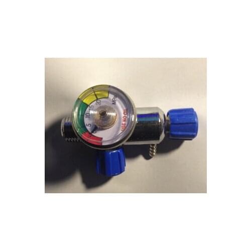 Pressure reducing valve oxygen steel tank valve with gauge refrigerator tool