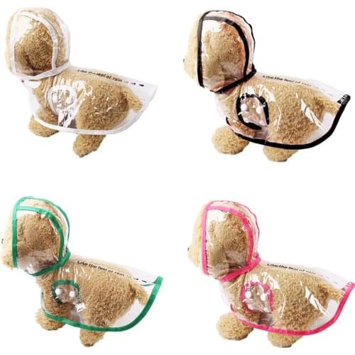 Impermeable Dog Raincoat Waterproof Pet Clothes for Small Dogs Shih Tzu Puppy Cat Poncho Raincoat Mascotas Product capa de chuva