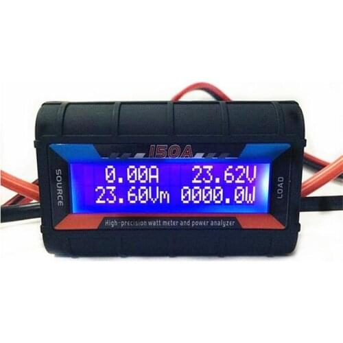 New 7V-60V 130A LCD G.T Power RC Watt Meter Tester and Power Analyzer High Precision Free Shipping with Track Number 12002695