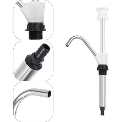 New Arrival Caravan Sink Water Hand Pump Tap 32mm Black Alloy Camping Trailer Motorhome Faucet RV Parts Accessories