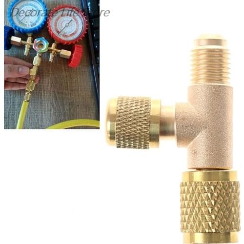 All copper Refrigerant Exhaust Valve Quick Air Exclusion Valve Release Gauge Pressure Valve