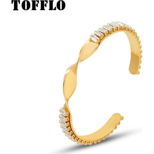 TOFFLO Golden Bracelets