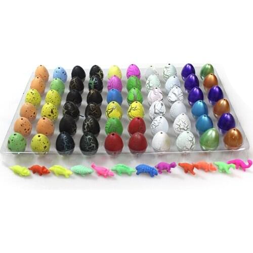 Water GrowingDino Egg Hatching Colorful Dinosaur Add Cracks Grow Eggs New Add Cracks Grow Eggs Children Educational Toy 10PCS