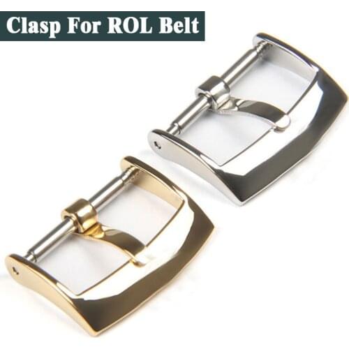 Stainless Steel Band Clasp Fit For Rolex Series Watch Watch Accessories 16 18 20mm Leather Insurance Clasp Watch Belt Buckle