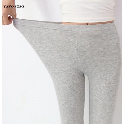 YAVO SOSO New Arrival Women leggings Big size Modal Candy colors 11 Colors fertilizer Plus size 7XL womens pants