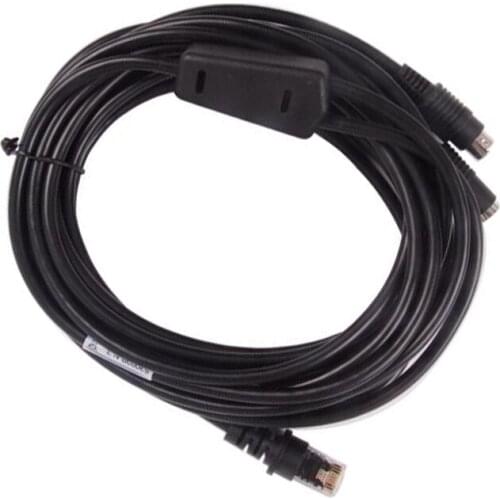 5M PS2 Keyboard Wedge Cable For Honeywell MS7120 MS9540 MS5145 BarCode Scanner