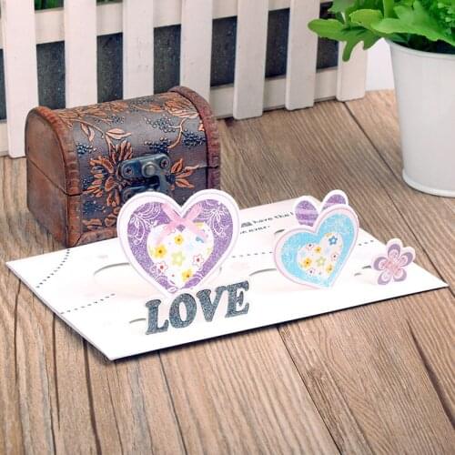 9pcs/set Greeting Card with Envelopes Gold Glitter love 3d Pop Up Best Wishes Blank Thank You Gift Cards