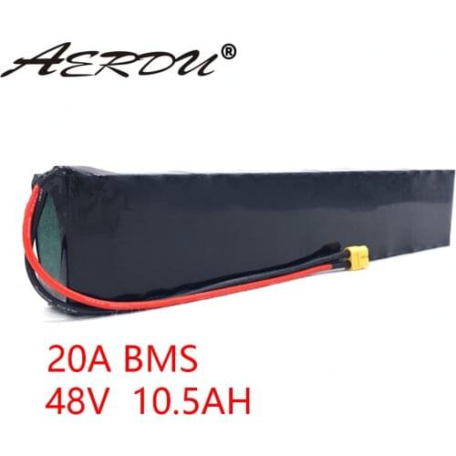AERDU 48V 10.5Ah 750Watt 11Ah 13S3P 10Ah Li-ion Rechargeable Battery Pack Built-in 20A Common Port BMS XT60 Scooter Ebike Motor
