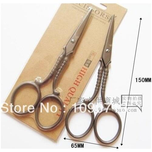 Free Shipping 1 Pc 15cm Length Tailors Scissors Vintage Style Embroidery Sewing Scissors DIY Hand Tool