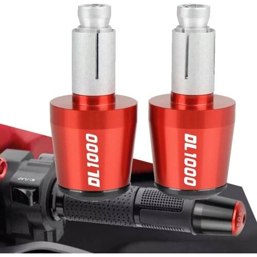 FOR SUZUKI DL1000 V-STROM 2002 2003 2004 2005-2016 Motorcycle CNC Aluminum Handlebar End Moto Grip Ends Plus Handle Bar Grips