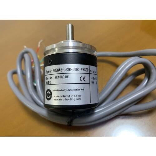 ELCO Incremental Rotary Photoelectric Encoder EB38A6-L5SR-5000.9ks001 5VDC