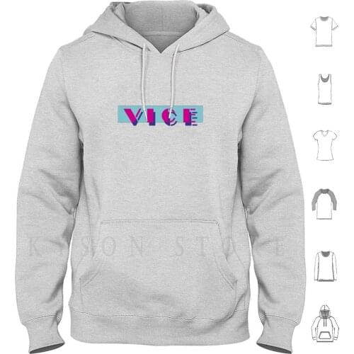Vice-Miami Vice Style Design And Colors Hoodie Long Sleeve Miami Vice Miami Vice South Beach Beaches Beach Florida